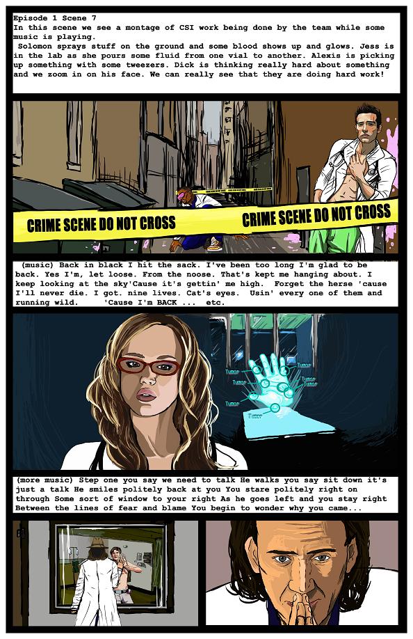 I don't think Ben is contaminating the crime scene at all here. Nope. Not at all. 