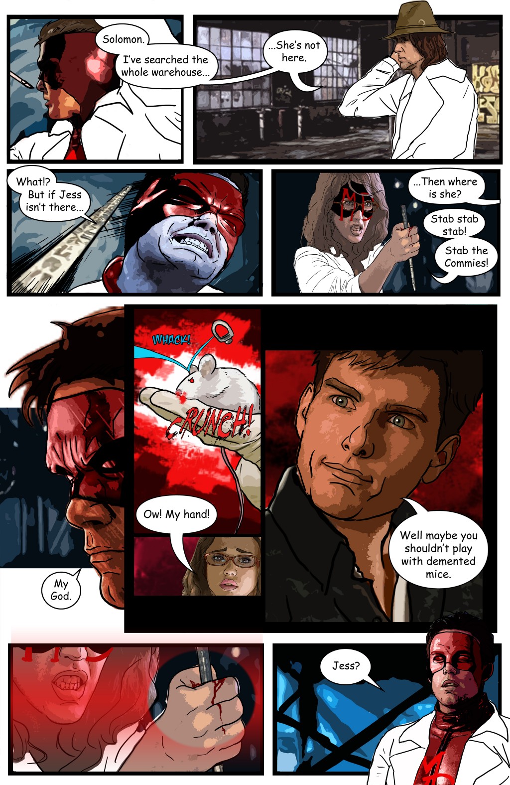 He never said anything about Super-Detective-Abilities.